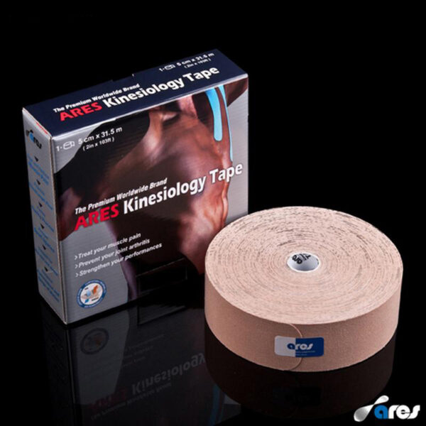 Ares Uncut Kinesiology Tape 5cm X 31.5m Beige