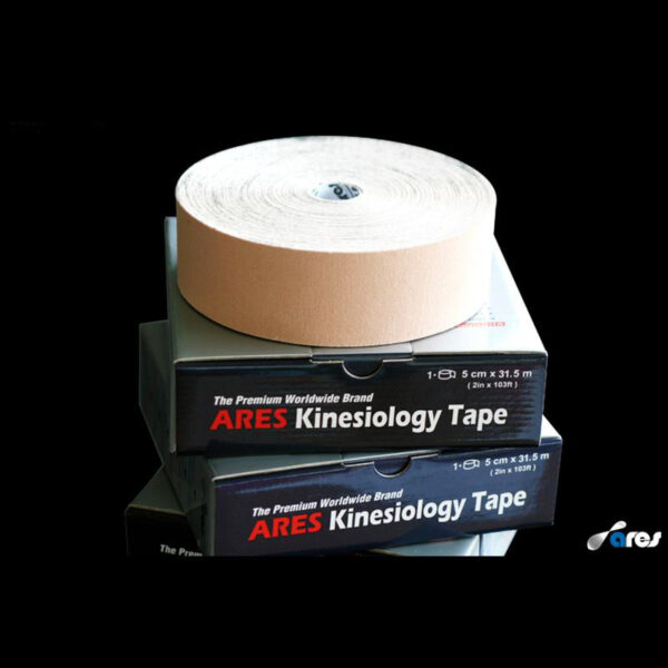 Ares Uncut Kinesiology Tape 5cm X 31.5m Beige - Image 5