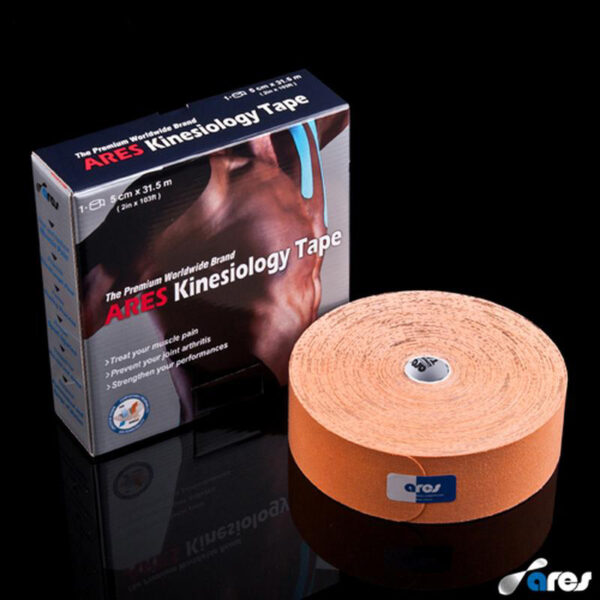 Ares Uncut Kinesiology Tape 5cm X 31.5m Orange