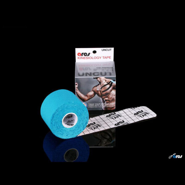 Ares Uncut Kinesiology Tape 5cm X 5m Blue