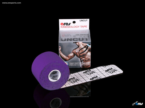 Ares Uncut Kinesiology Tape 5cm X 5m Purple