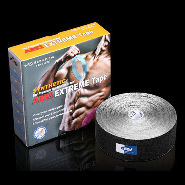 Ares extreme kinesiology Tape 5cm X 31.5m Black