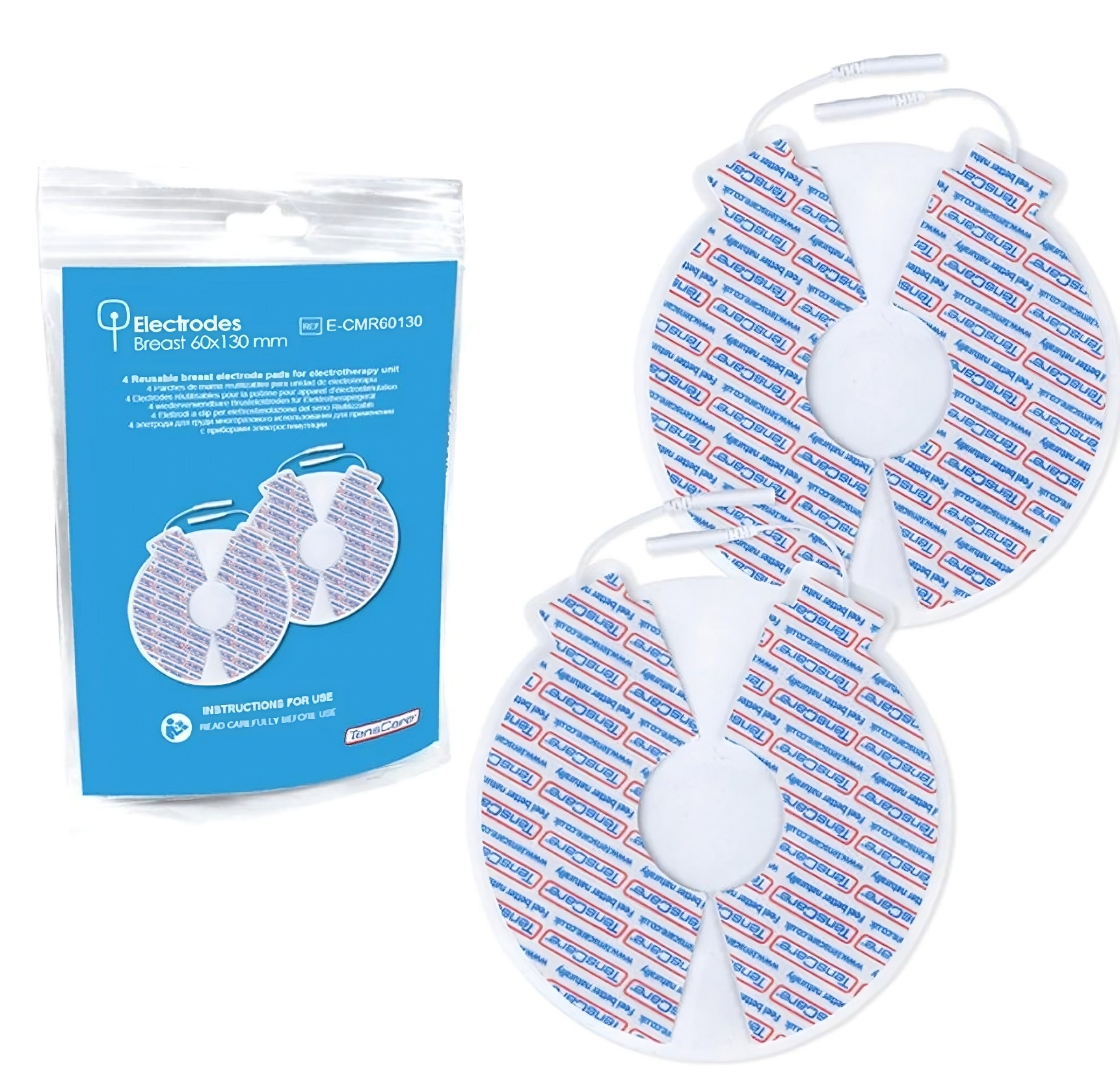 TensCare Breast Electrodes (4 pads) for Lactation