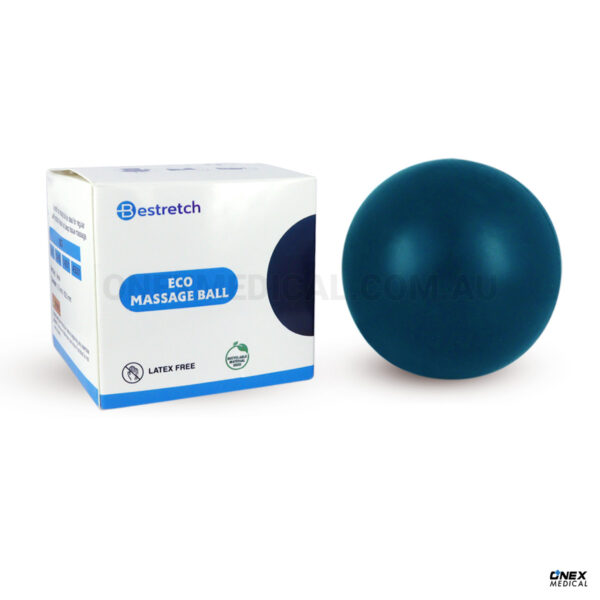 Eco Massage Ball Latex-Free Rubber Dark Blue