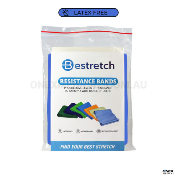 Resistance Bands Level 4 Cyan Blue Latex-Free 1.5m