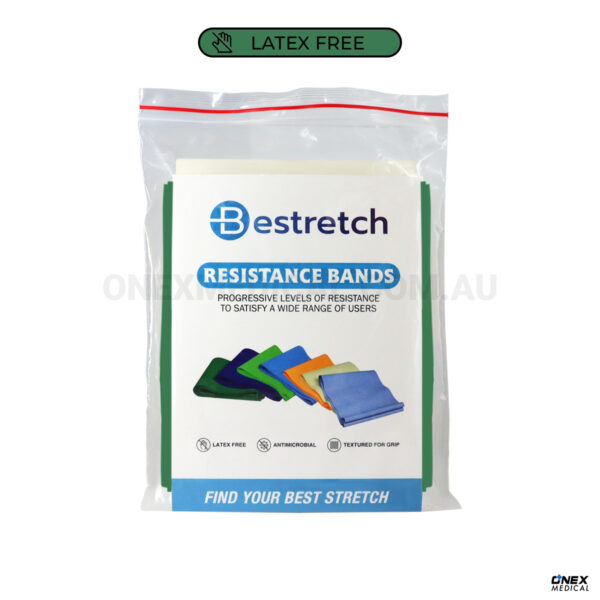 Resistance Bands Level 7 Forest Green Latex-Free 1.5m