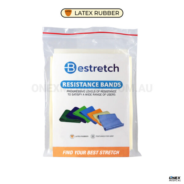 Resistance Bands Level 2 Light Beige Latex 1.5m