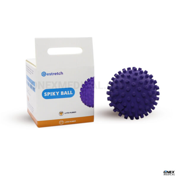 Spiky Massage Ball Latex Rubber Purple