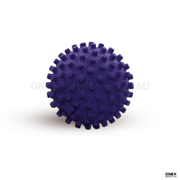 Spiky Massage Ball Latex Rubber Purple - Image 2