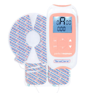 TensCare Perfect Mama+ TENS Unit for Drug-Free Labor Pain Relief with Contraction Timer (Postpartum Use Too).