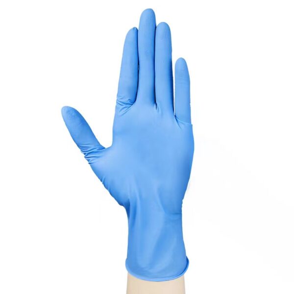 Disposable Nitrile Gloves Blue Large - Image 2